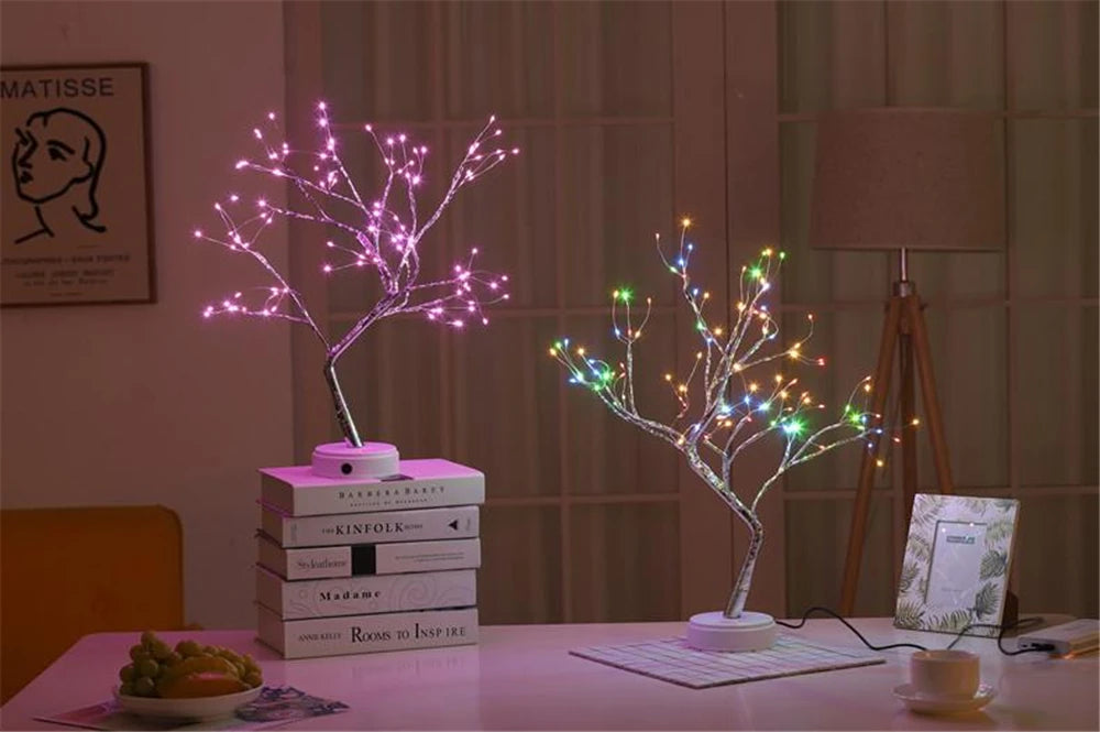 Warm & Elegant Tree Light - Perfect for a Mother's Touch in Home Decor