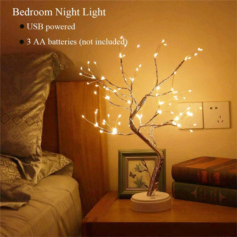 Warm & Elegant Tree Light - Perfect for a Mother's Touch in Home Decor