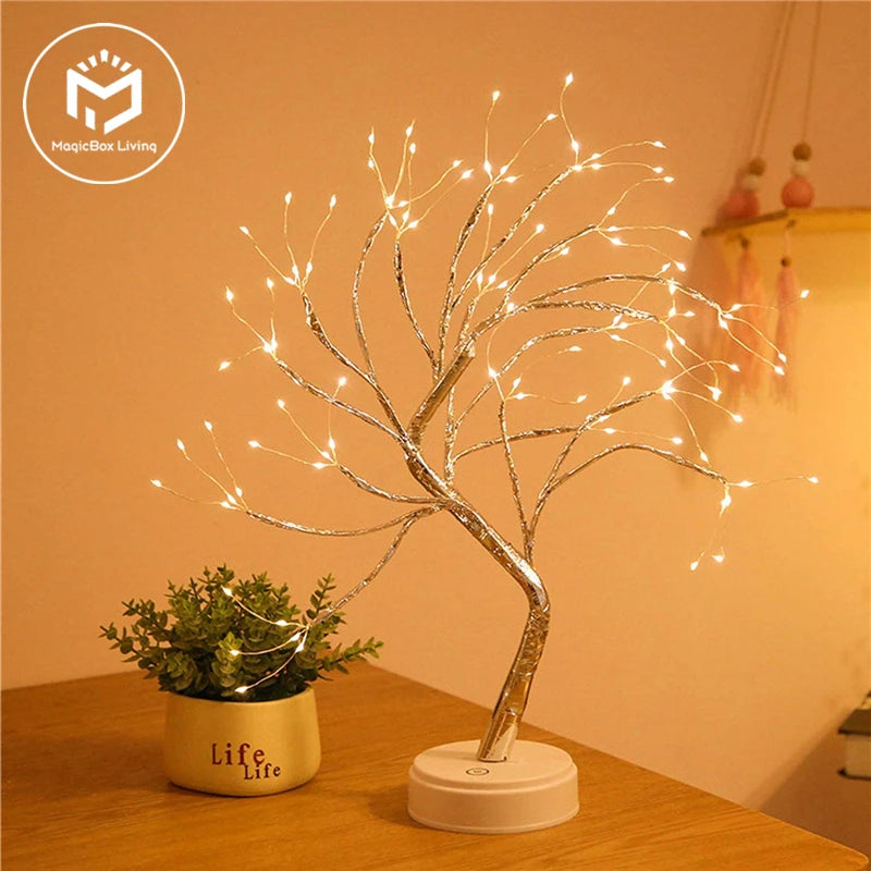 Warm & Elegant Tree Light - Perfect for a Mother's Touch in Home Decor