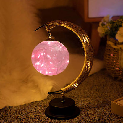 Enchanted Lunar Lamp, Home Ornament- Handmade!