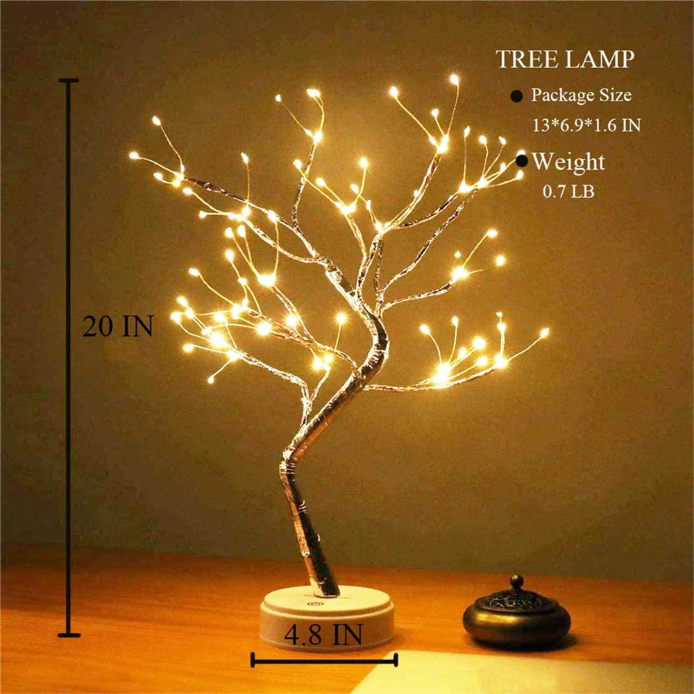 Warm & Elegant Tree Light - Perfect for a Mother's Touch in Home Decor