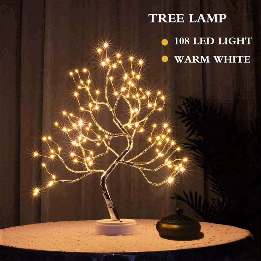 Warm & Elegant Tree Light - Perfect for a Mother's Touch in Home Decor