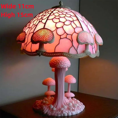 Bedside Flower, Mushroom Retro Table Night Lamp