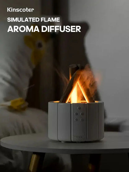 Bonfire Simulated, Flame Aroma Diffuser.