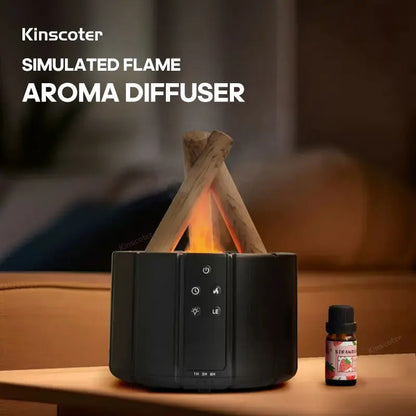 Bonfire Simulated, Flame Aroma Diffuser.