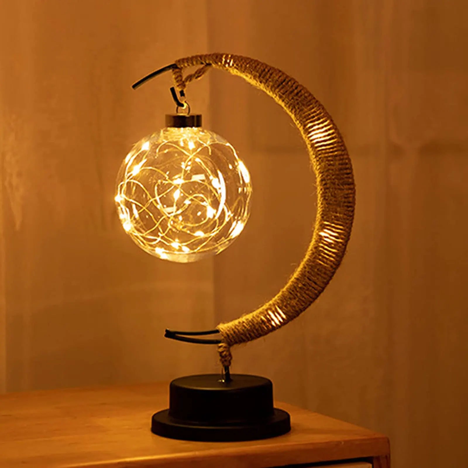 Enchanted Lunar Lamp, Home Ornament- Handmade!