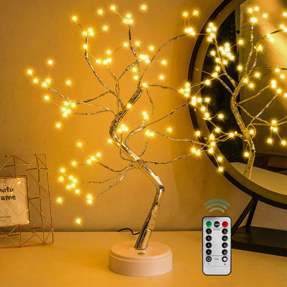 Elegant Mini Tree Lamp - A warm, Inviting Touch for Moms' Special Spaces