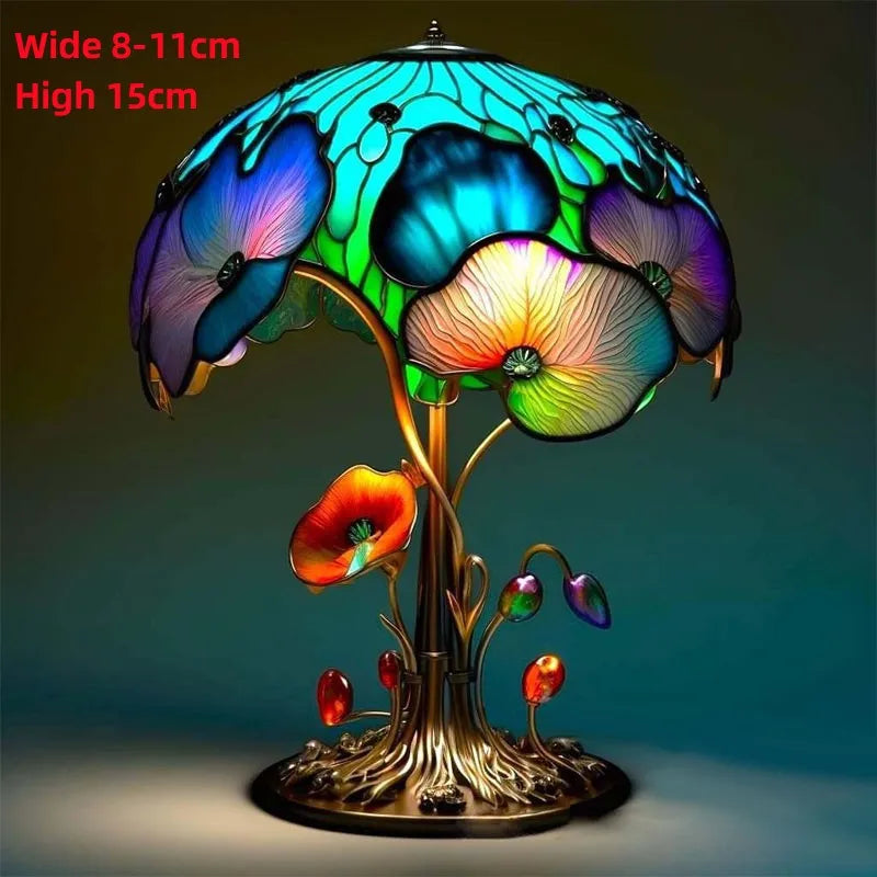 Bedside Flower, Mushroom Retro Table Night Lamp