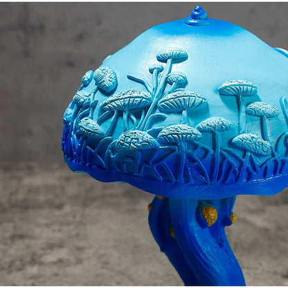 Bedside Flower, Mushroom Retro Table Night Lamp