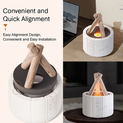 Bonfire Simulated, Flame Aroma Diffuser.