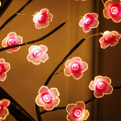 Cherry Blossom LED Tree- Elegant Ambient Light for Moms' Relaxing Corner