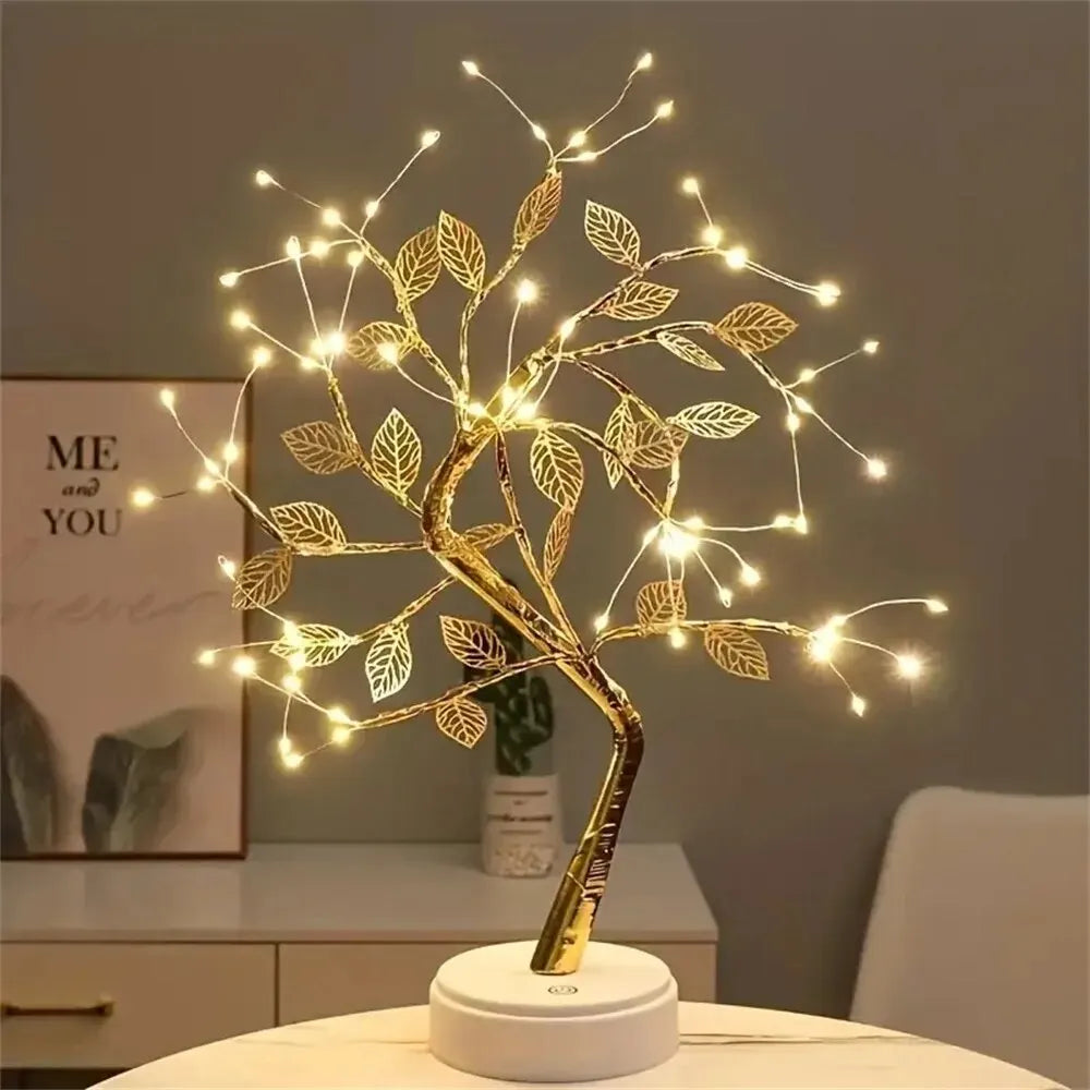 Elegant Rose Leaf Lamp- A Tranquil Accent for Mom's Favorite Spaces