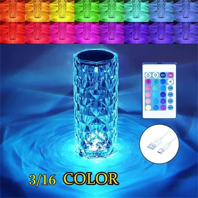 Crystal Colorful Night light.