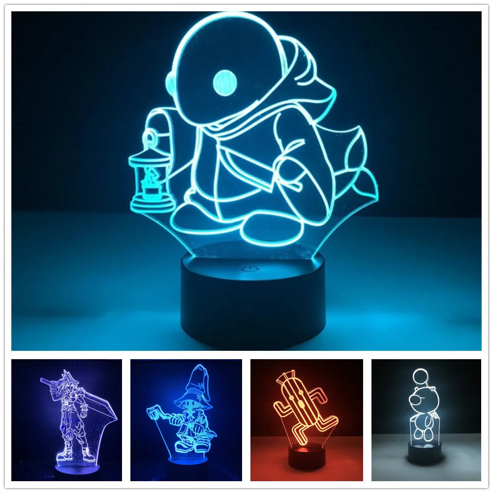 Whimsical Glow 3D Lamp Collection- For the Young and Young at Heart