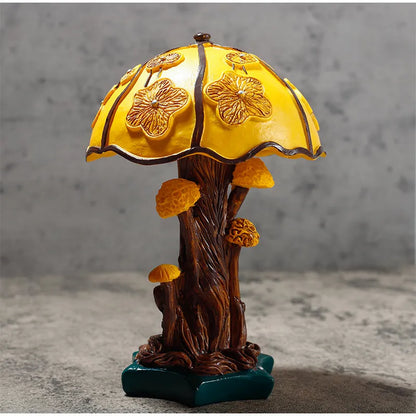 Bedside Flower, Mushroom Retro Table Night Lamp