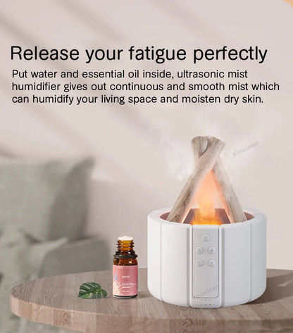 Bonfire Simulated, Flame Aroma Diffuser.